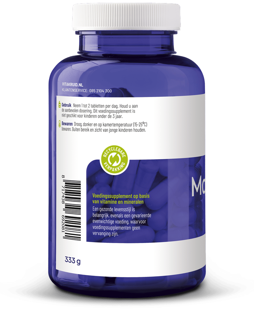 Vitakruid Magnesium 150 Malaat Met Vitamine B6 (P-5-P)