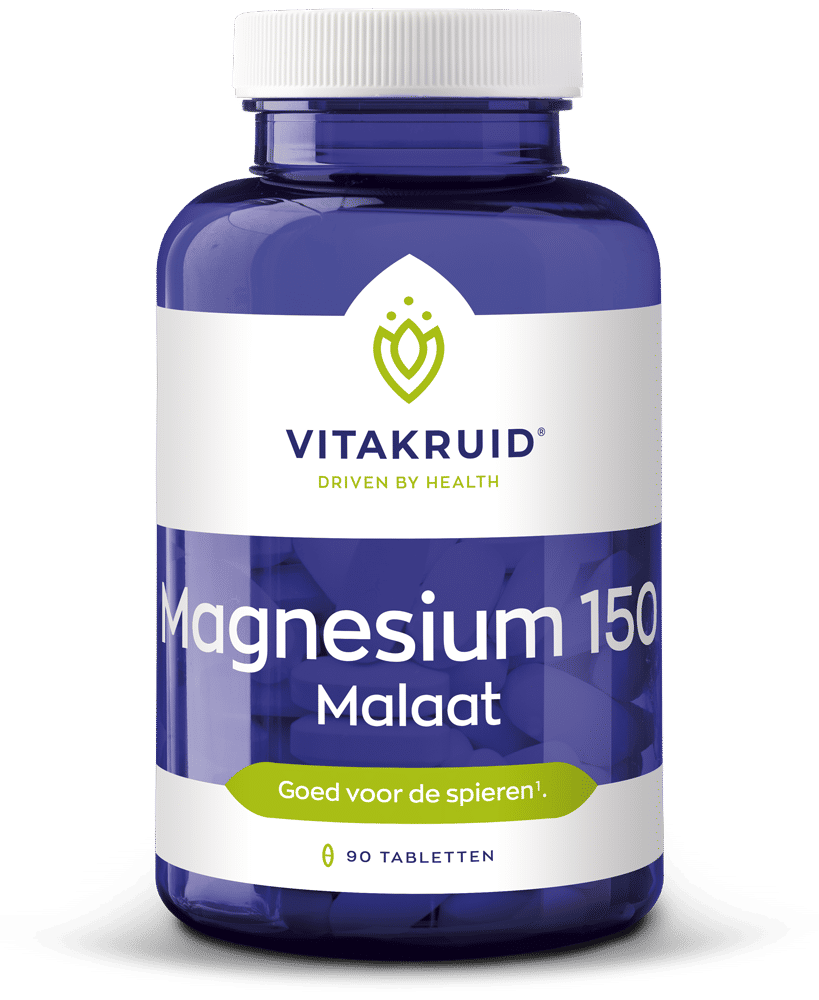 Vitakruid Magnesium 150 Malaat Met Vitamine B6 (P-5-P)