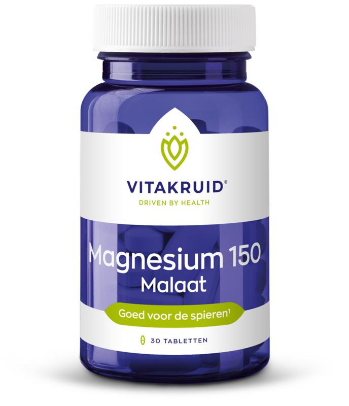 Vitakruid Magnesium 150 Malaat Met Vitamine B6 (P-5-P)