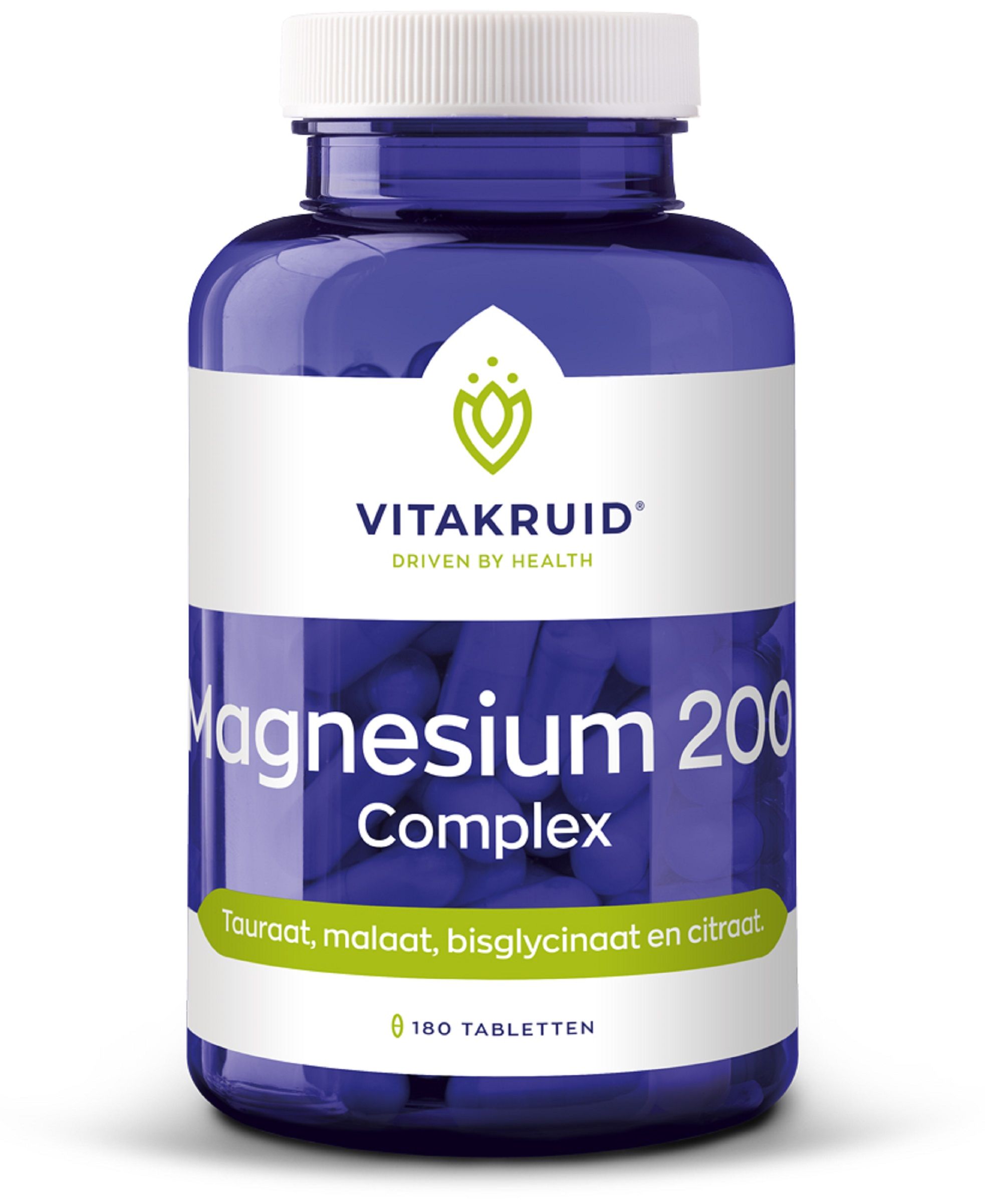 Vitakruid Magnesium 200 Complex Tauraat Malaat Bisglycinaat