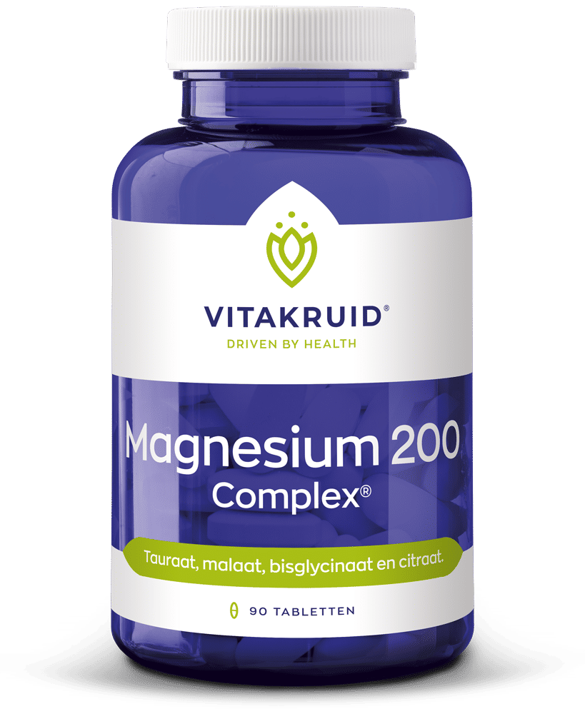 Vitakruid Magnesium 200 Complex Tauraat Malaat Bisglycinaat