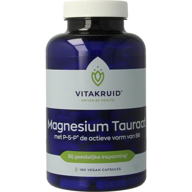 Vitakruid Magnesium Tauraat Met Vitamine B6 (P-5-P)