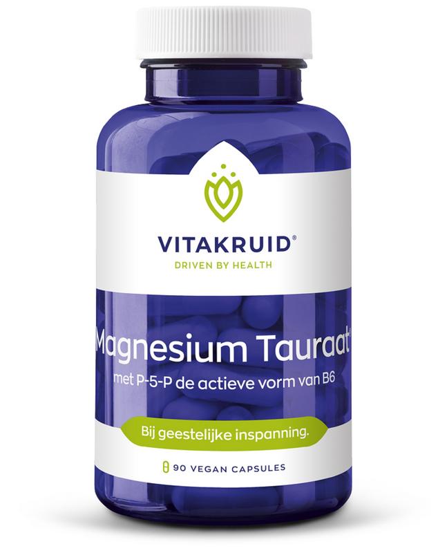 Vitakruid Magnesium Tauraat Met Vitamine B6 (P-5-P)
