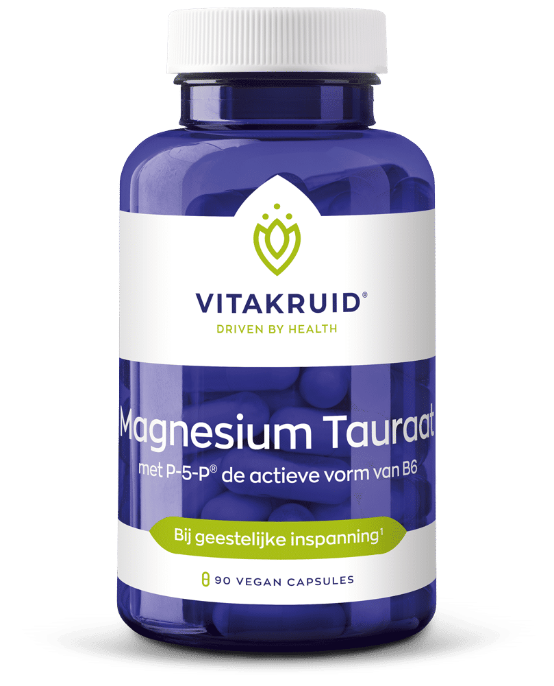 Vitakruid Magnesium Tauraat Met Vitamine B6 (P-5-P)