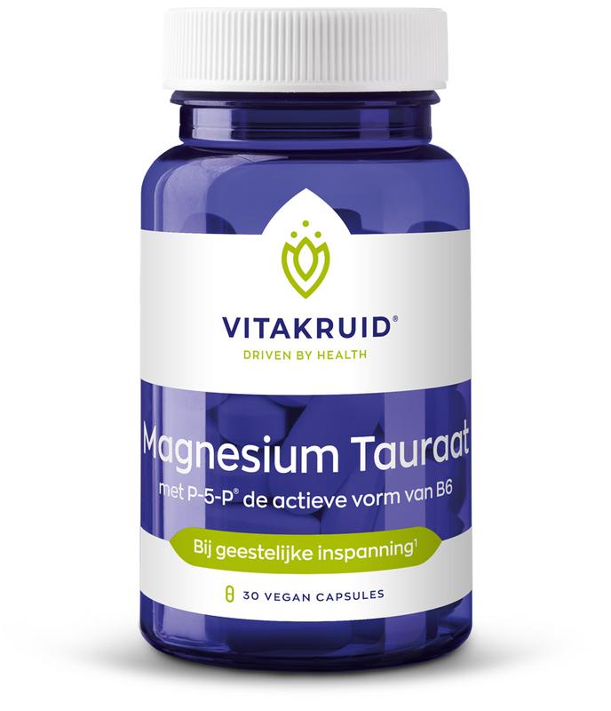 Vitakruid Magnesium Tauraat Met Vitamine B6 (P-5-P)