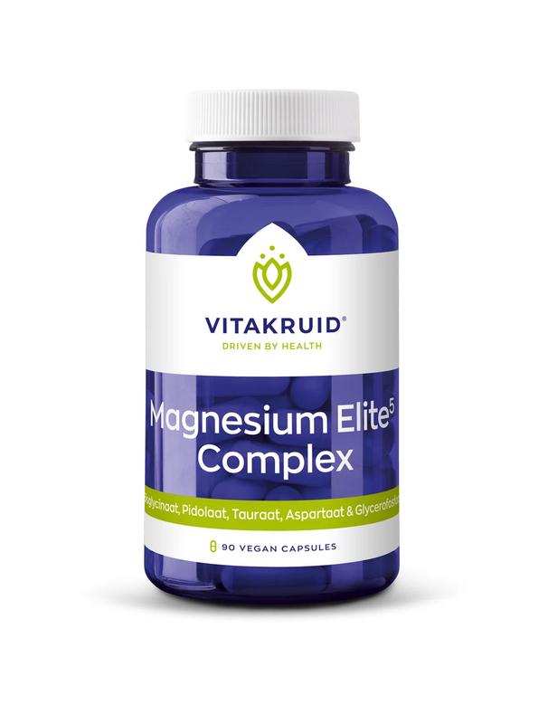 Vitakruid Magnesium Elite5 Complex Oa Aspartaat & Pidolaat