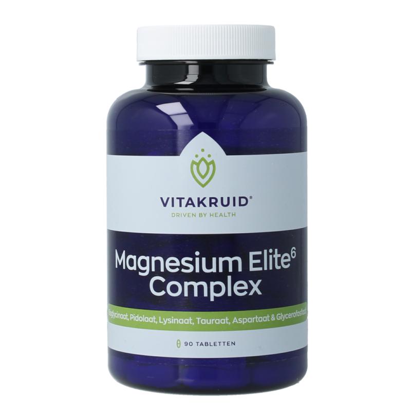 Vitakruid Magnesium Elite6 Complex Oa Lysinaat & Pidolaat