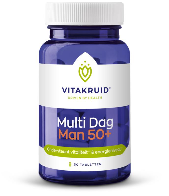 Vitakruid Multi Dag Man 50+ 100% Vegan