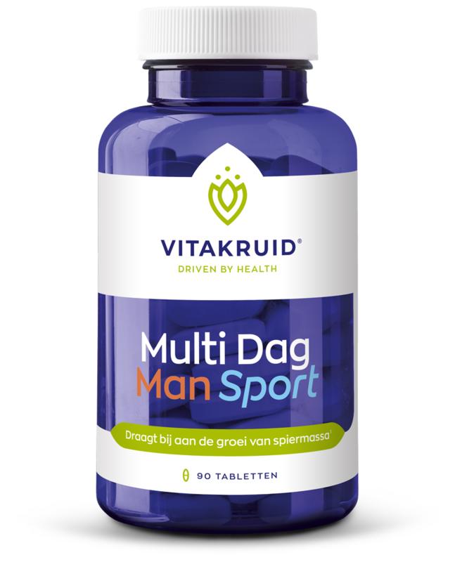 Vitakruid Multi Dag Man Sport 100% Vegan