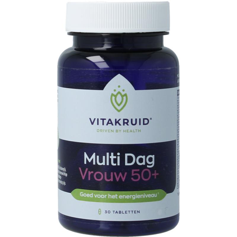 Vitakruid Multi Dag Vrouw 50+ 100% Vegan