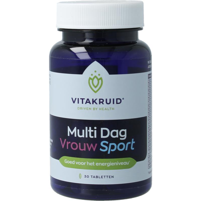 Vitakruid Multi Dag Vrouw Sport 100% Vegan