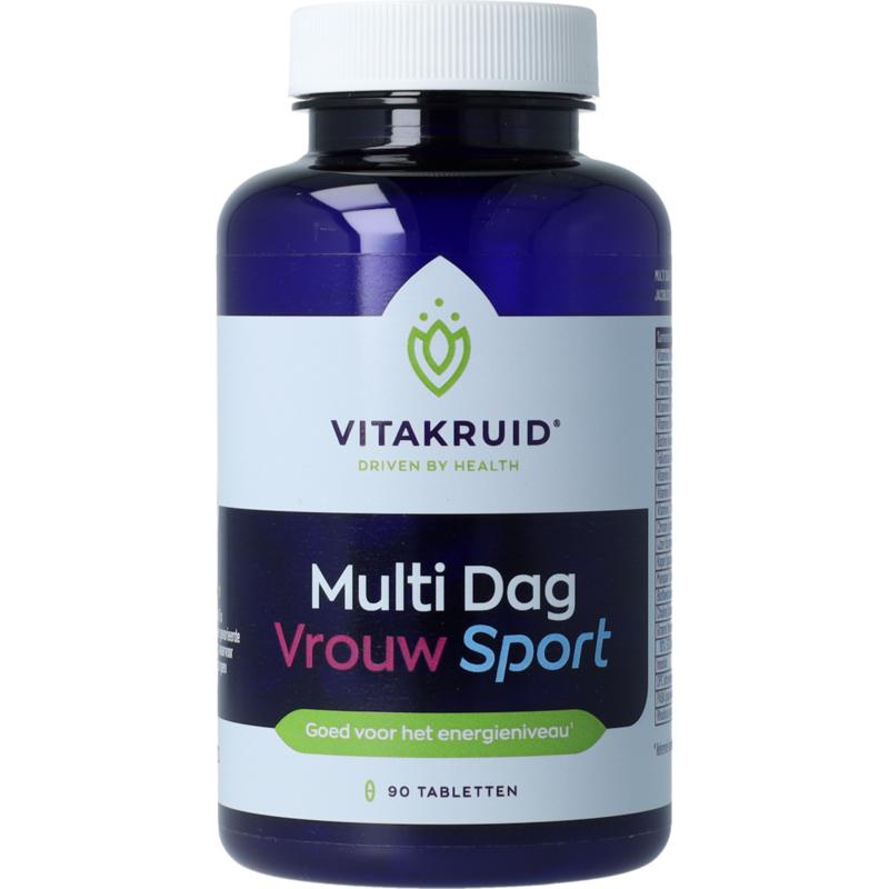 Vitakruid Multi Dag Vrouw Sport 100% Vegan