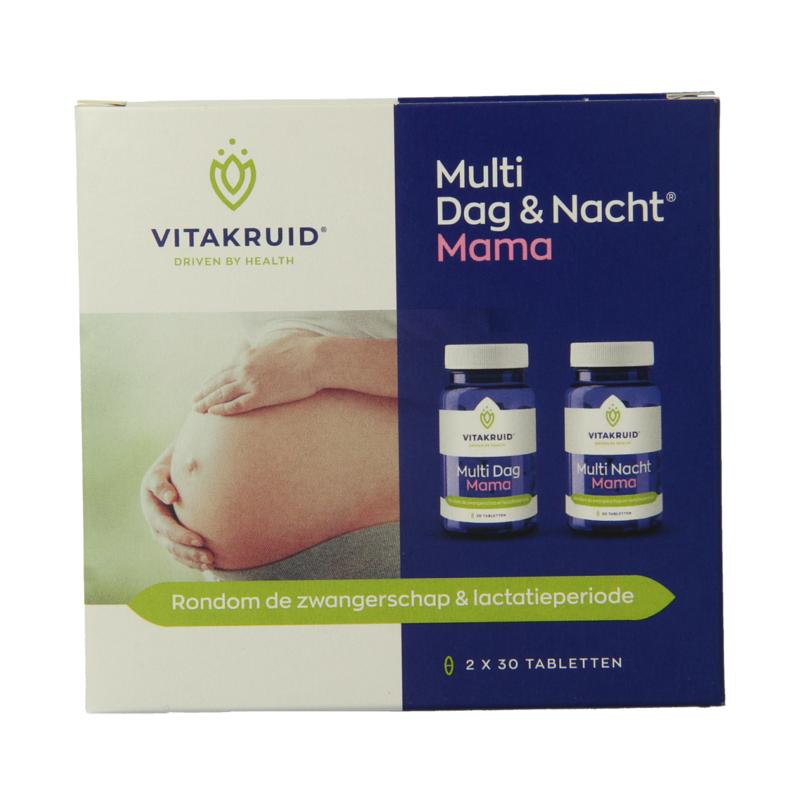 Vitakruid Multi Dag & Nacht Mama 100% Vegan 2 X 30