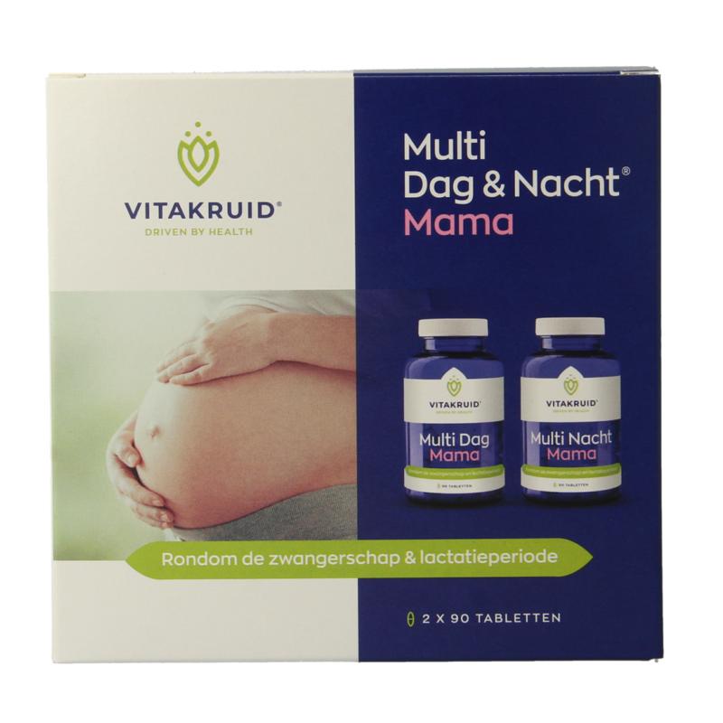 Vitakruid Multi Dag & Nacht Mama 100% Vegan 2 X 90