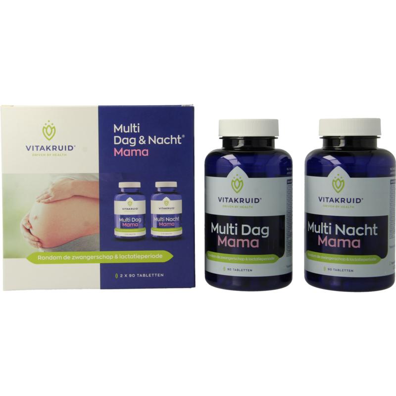 Vitakruid Multi Dag & Nacht Mama 100% Vegan 2 X 90
