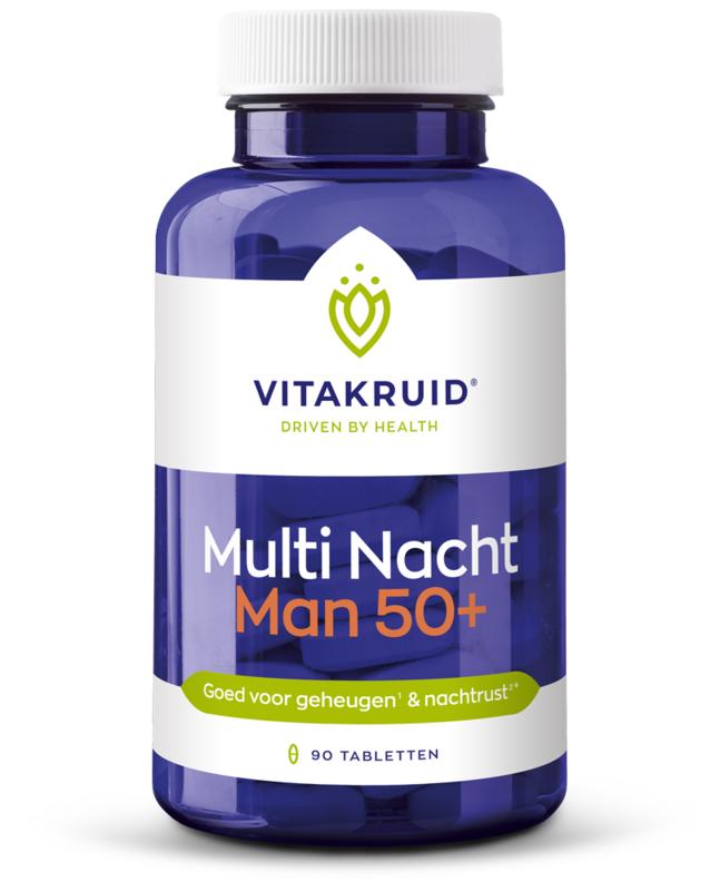 Vitakruid Multi Nacht Man 50+ 100% Vegan
