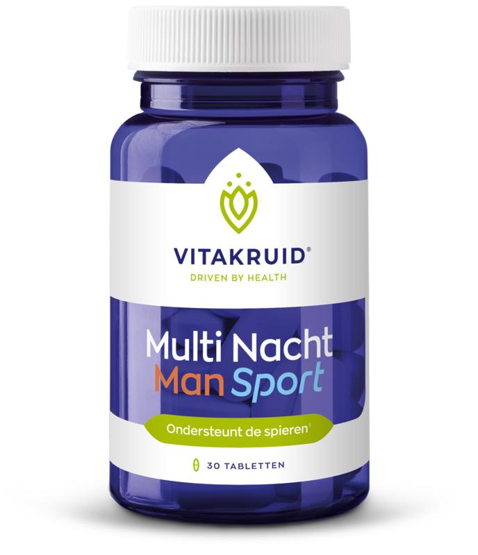 Vitakruid Multi Nacht Man Sport 100% Vegan