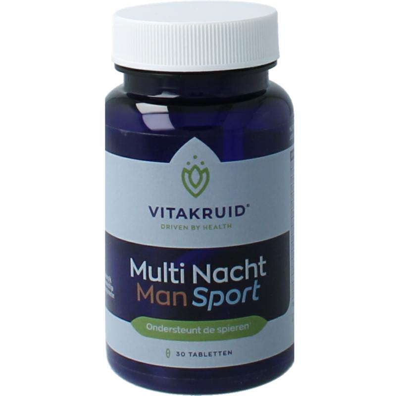 Vitakruid Multi Nacht Man Sport 100% Vegan