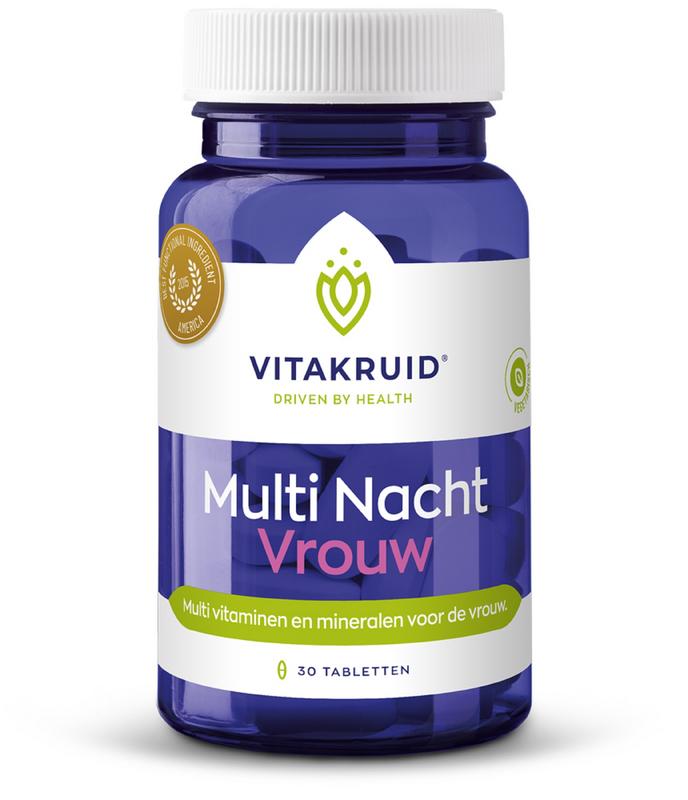 Vitakruid Multi Nacht Vrouw 100% Vegan
