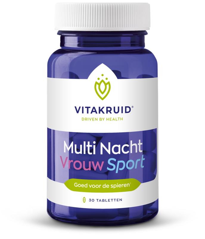 Vitakruid Multi Nacht Vrouw Sport 100% Vegan
