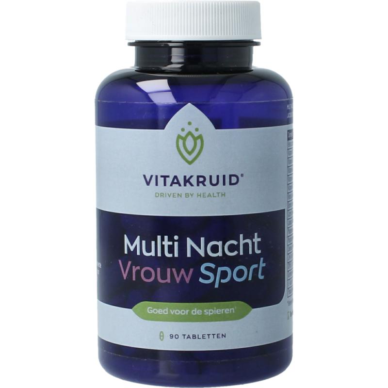 Vitakruid Multi Nacht Vrouw Sport 100% Vegan