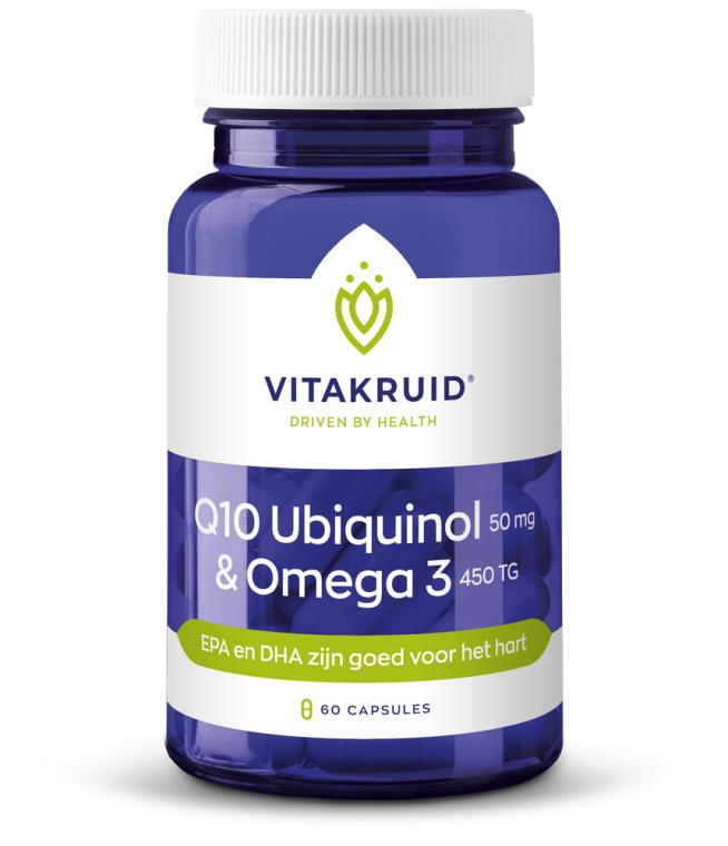 Vitakruid Q10 Ubiquinol 50 Mg & Omega 3 450 Tg