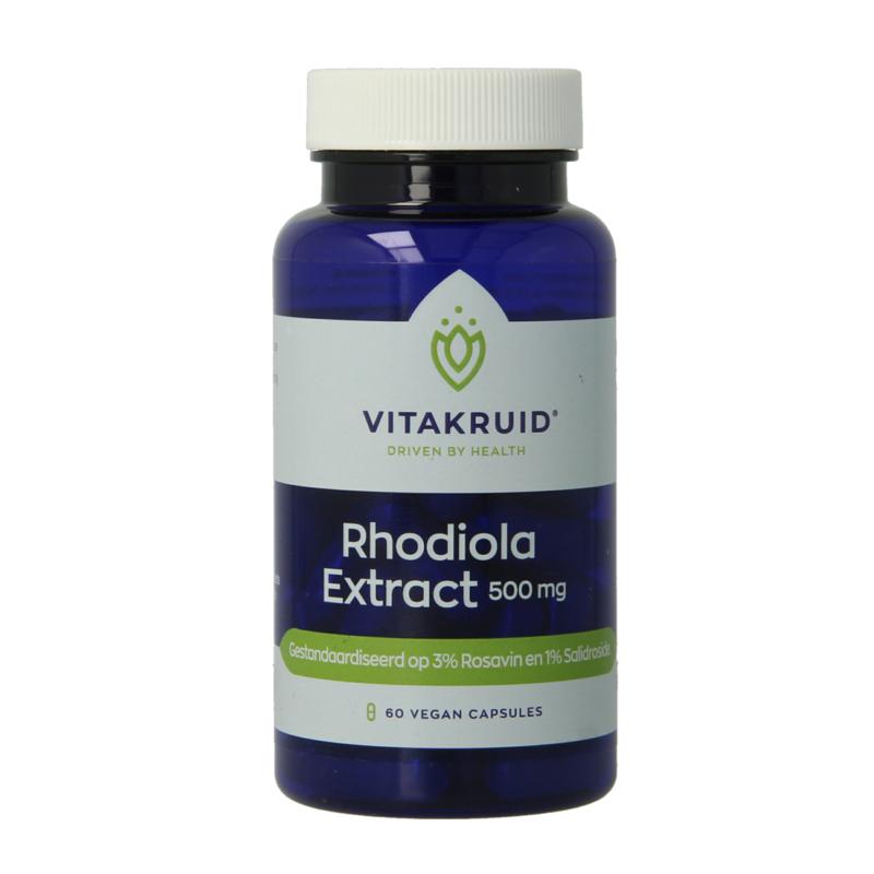 Vitakruid Rhodiola Extract 500 Mg 3% Rosavin 1% Salidroside