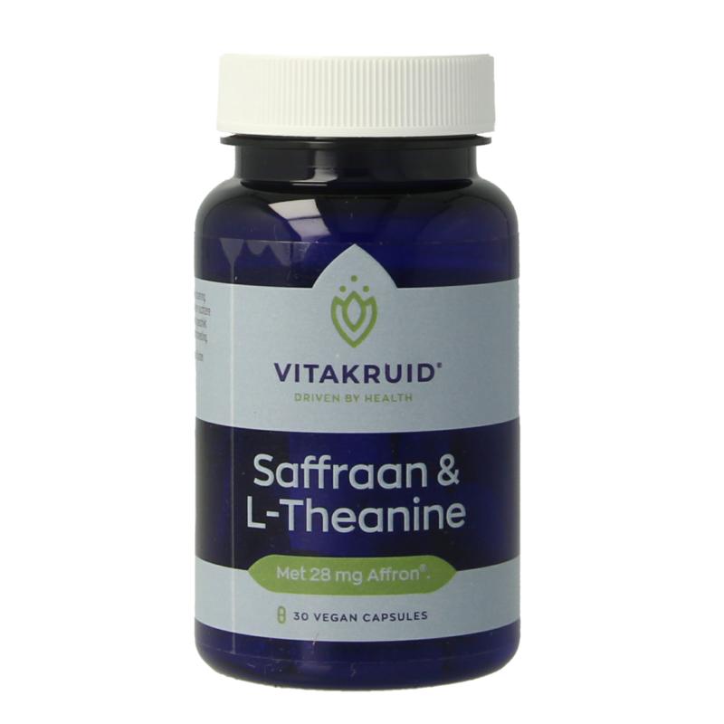 Vitakruid Saffraan 28Mg (Affron) & L-Theanine