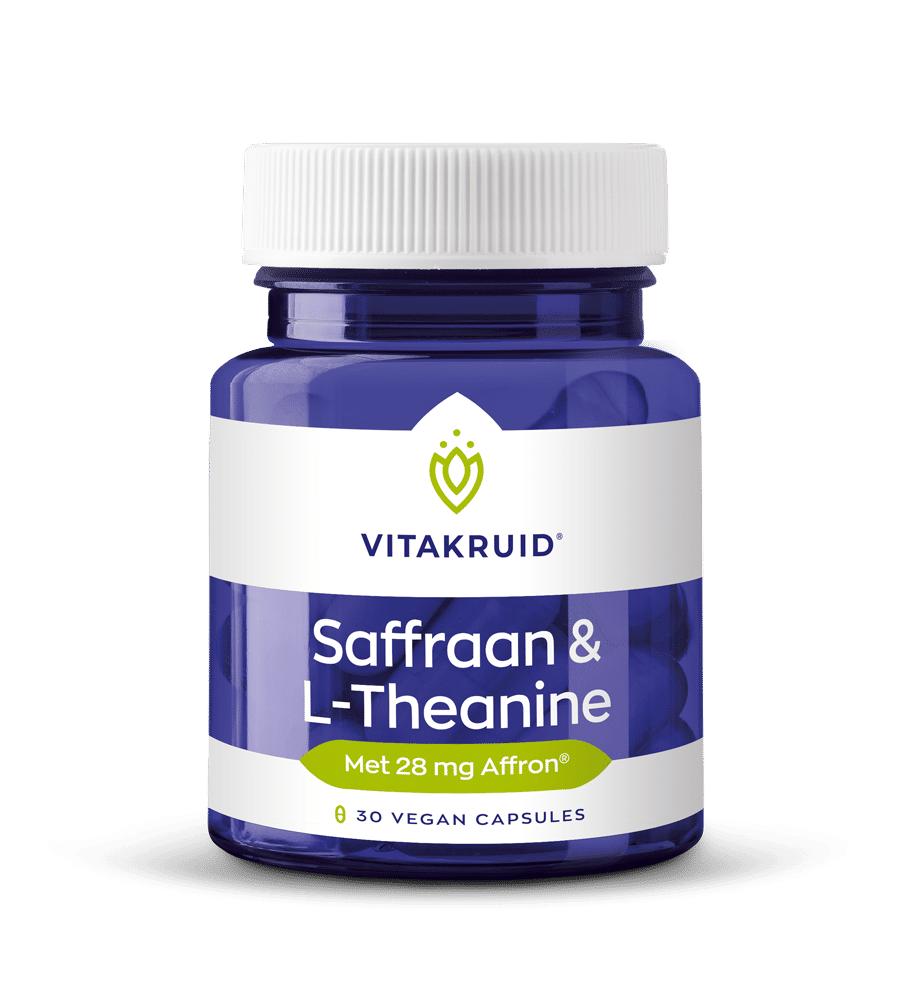 Vitakruid Saffraan 28Mg (Affron) & L-Theanine