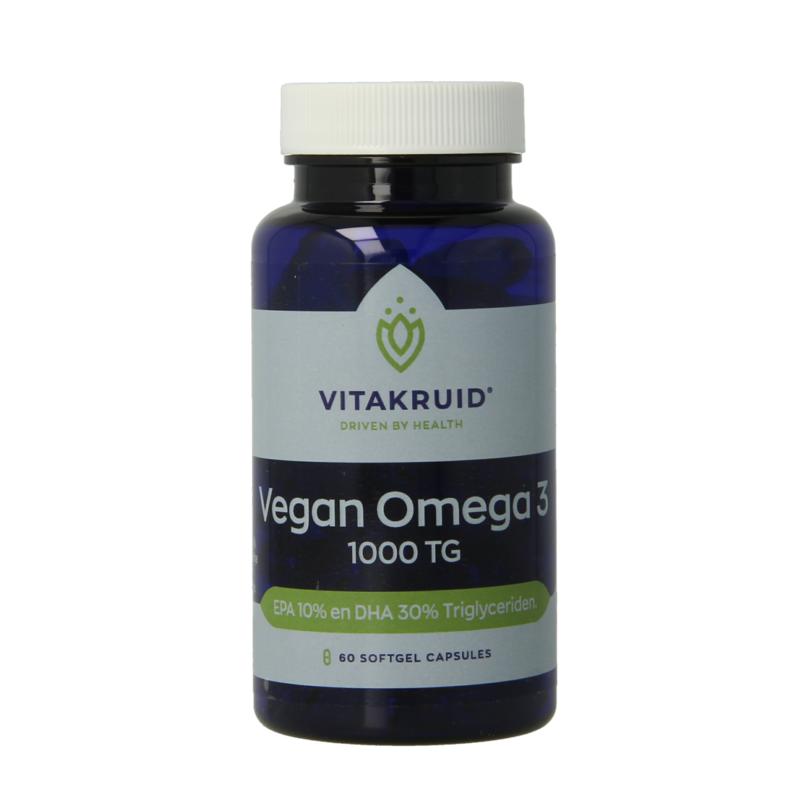 Vitakruid Vegan Omega 3 1000 Triglyceriden 300 Dha 100 Epa