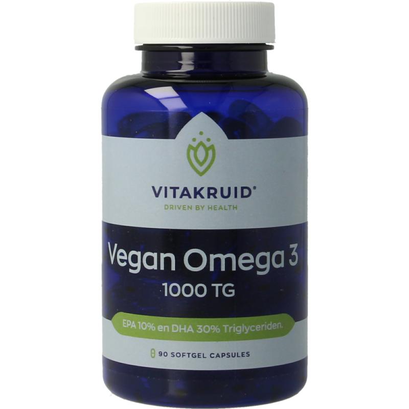 Vitakruid Vegan Omega 3 1000 Triglyceriden 300 Dha 100 Epa