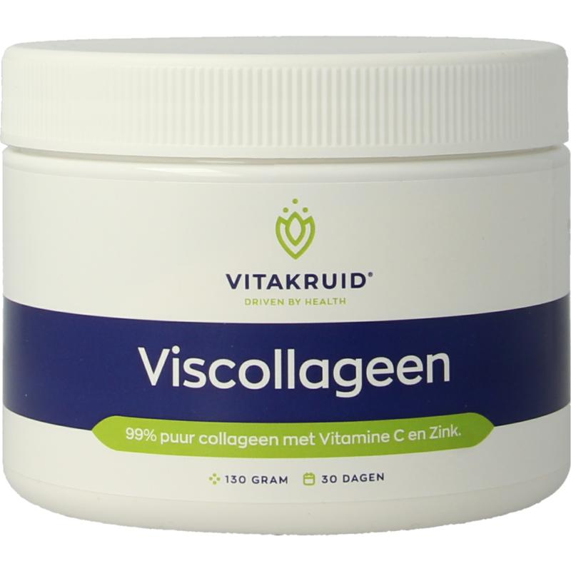 Vitakruid Viscollageen 99% Puur Collageen Vitamine C & Zink