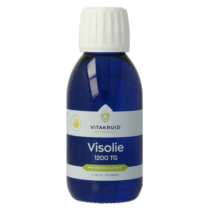 Vitakruid Visolie 1200 Vloeibaar Triglyceriden Met A, D & E