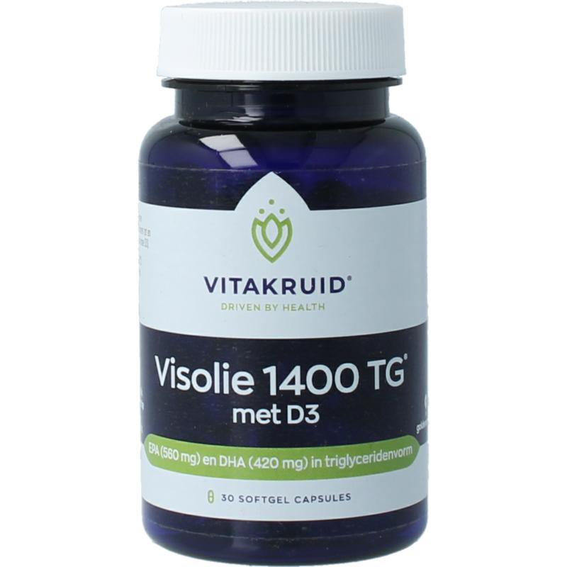 Vitakruid Visolie 1400 Tg Triglyceriden Met D3