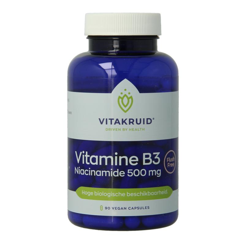 Vitakruid Vitamine B3 Niacinamide 500 Mg Flush Free