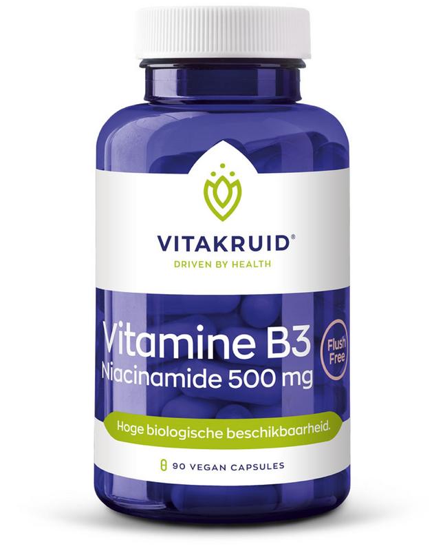 Vitakruid Vitamine B3 Niacinamide 500 Mg Flush Free