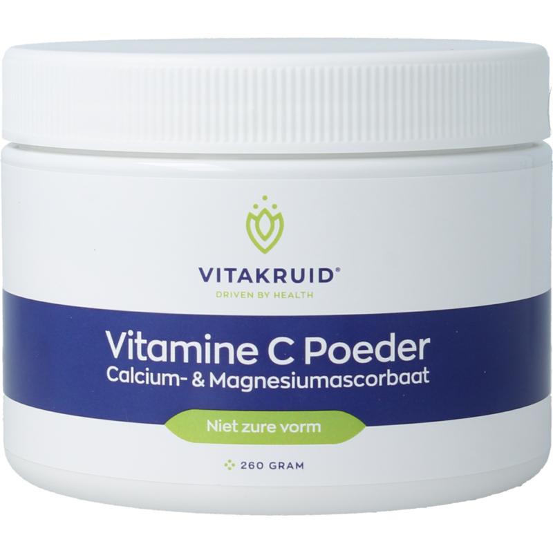 Vitakruid Vitamine C Poeder Calcium- & Magnesiumascorbaat