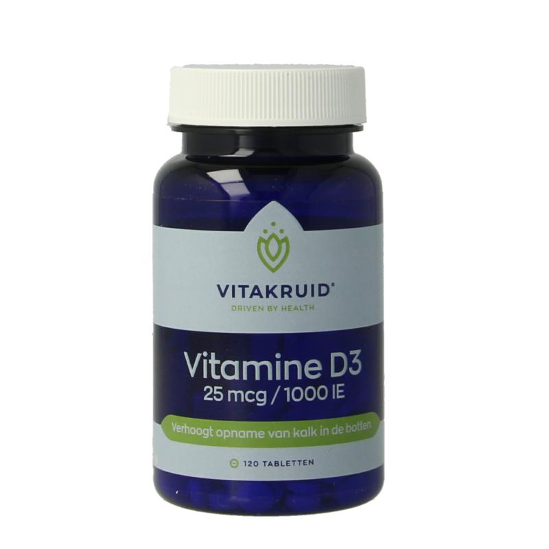 Vitakruid Vitamine D3 25 Mcg  1000 Ie