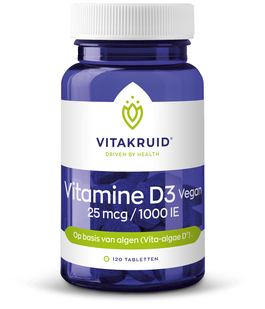 Vitakruid Vitamine D3 Vegan 25 Mcg  1000 Ie