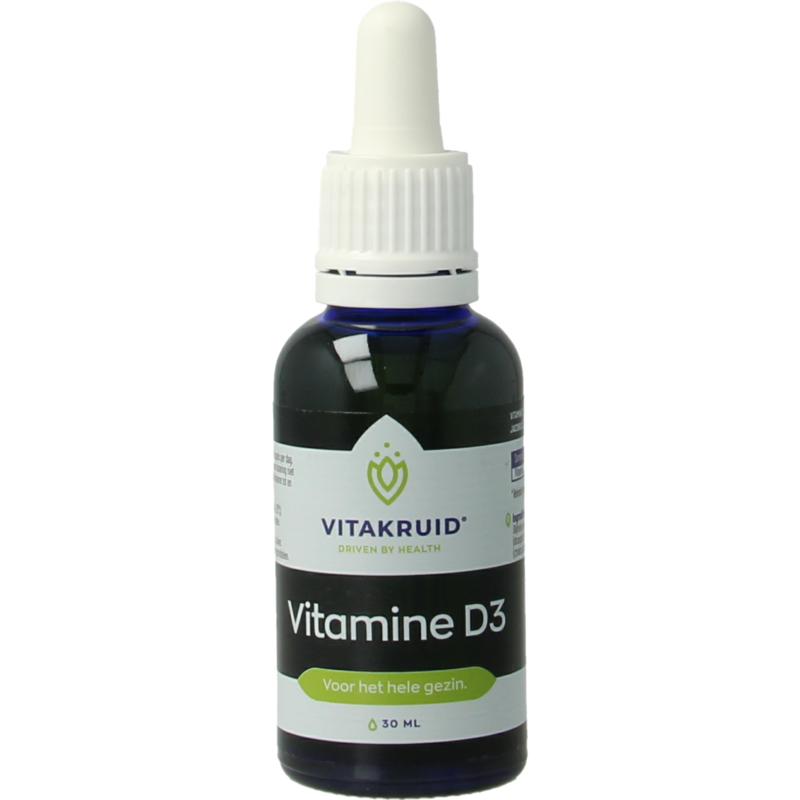 Vitakruid Vitamine D3 Druppels 5 Mcg  200 Ie Per Druppel