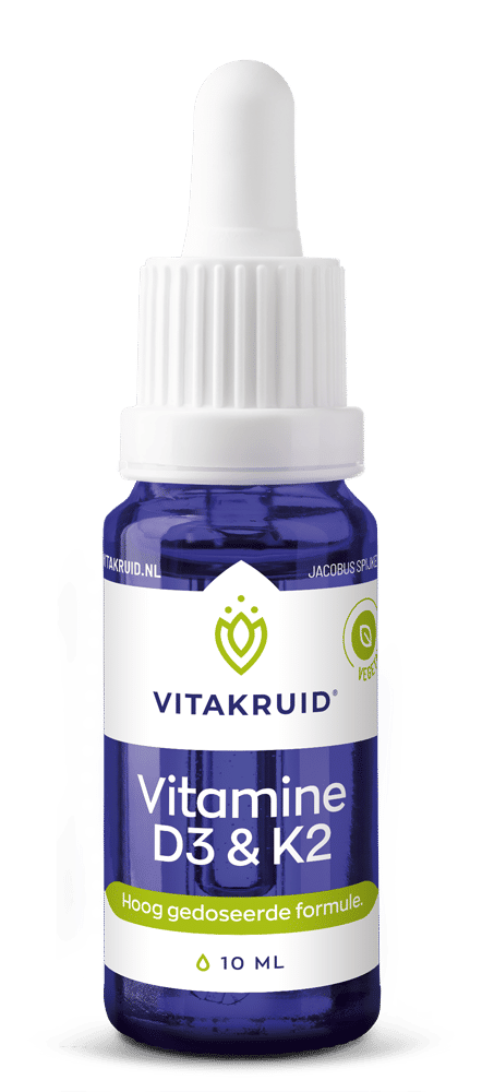 Vitakruid Vitamine D3 & K2 (Menaq7) Met Druppelpipet