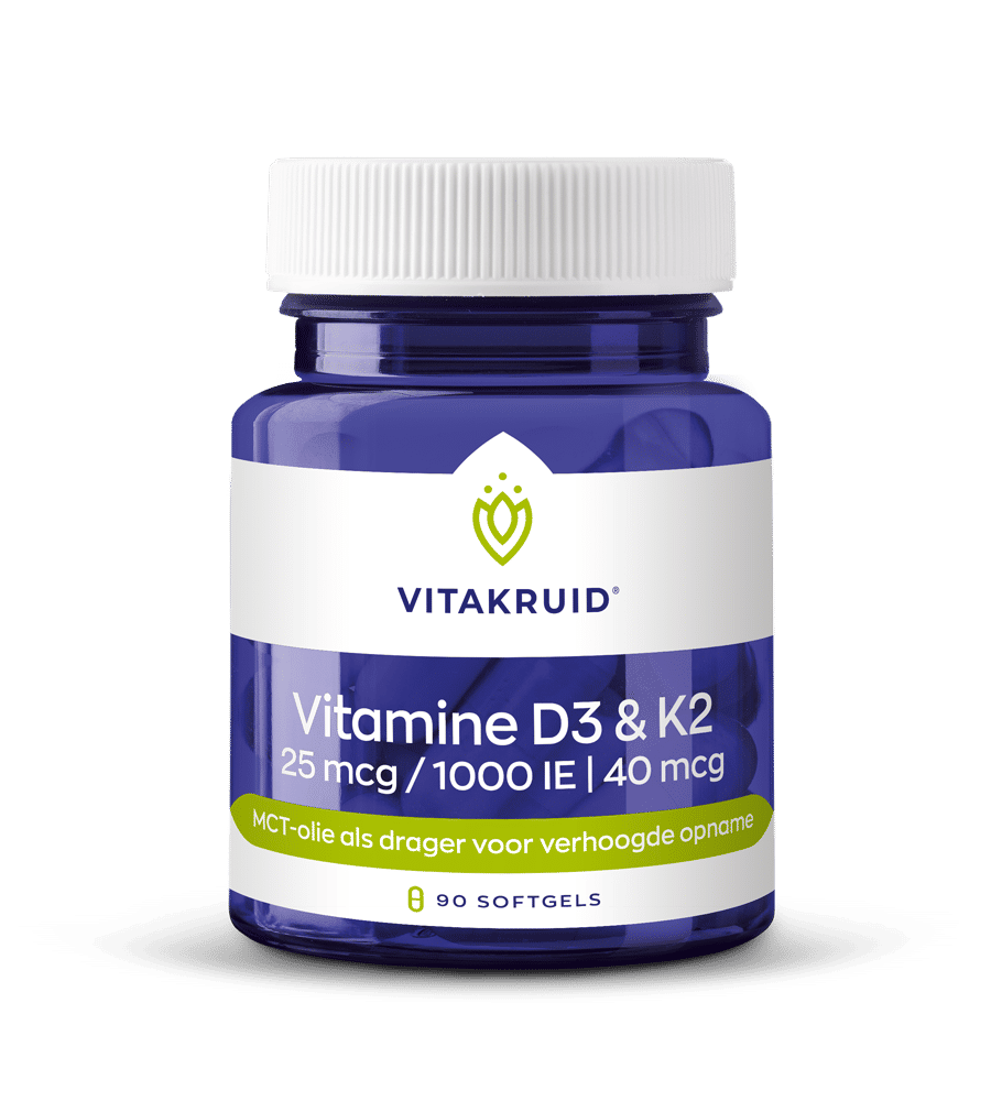 Vitakruid Vitamine D3 & K2 In Mct-Olie Voor Verhoogde Opname