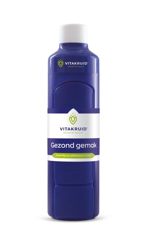 Vitakruid Waterfles Met Pillendoos 375Ml