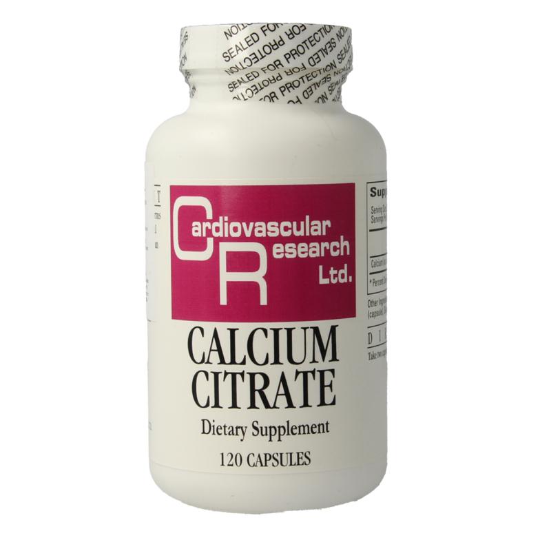 Cardio Vasc Res Calcium Citraat 165Mg