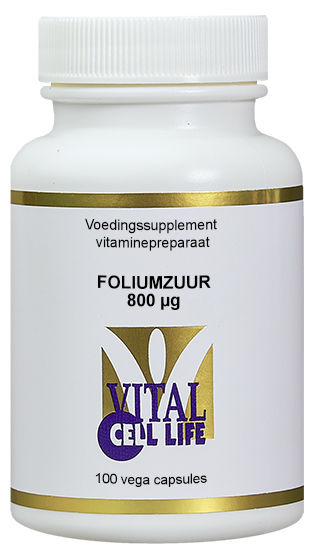 Vital Cell Life Foliumzuur 800 Mcg B9