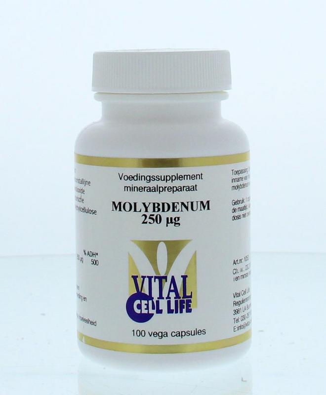 Vital Cell Life Molybdenum 250 Mcg