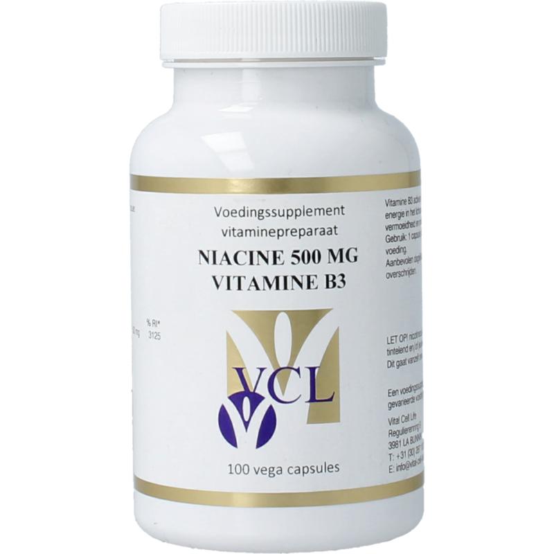 Vital Cell Life Vitamine B3 Niacine 500Mg
