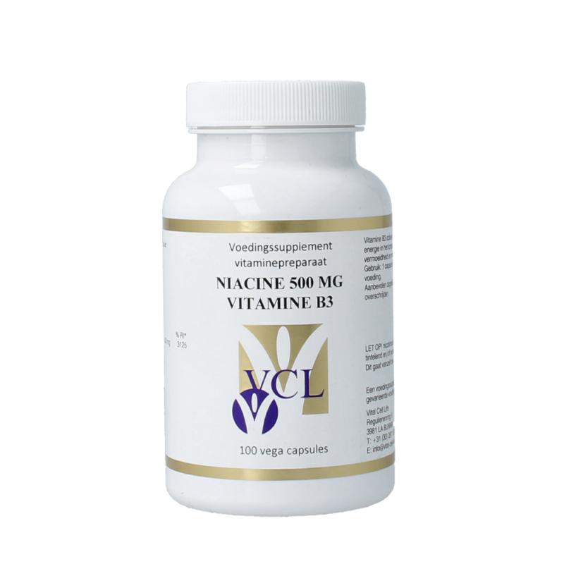 Vital Cell Life Vitamine B3 Niacine 500Mg