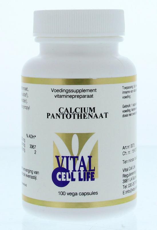 Vital Cell Life Vitamine B5 Calciumpantothenaat 200Mg