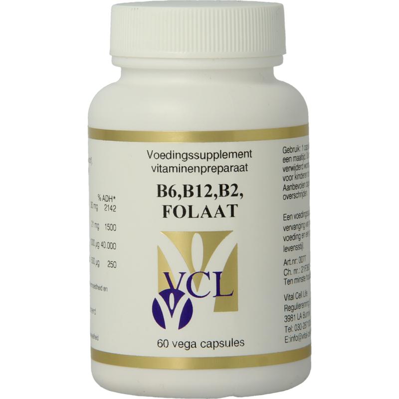 Vital Cell Life Vitamine B6b12b2 Folaat